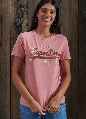 Superdry hímzett pólók nőknek