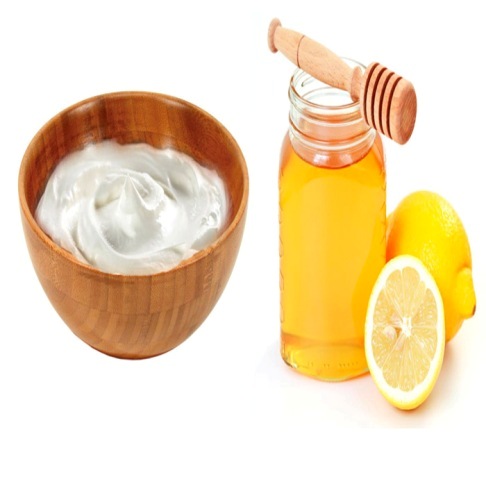 Citron, honning og yoghurt Skin Lifting Face Pack