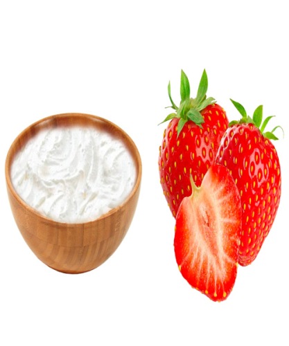 Exfoliating Face Pack med jordbær og yoghurt