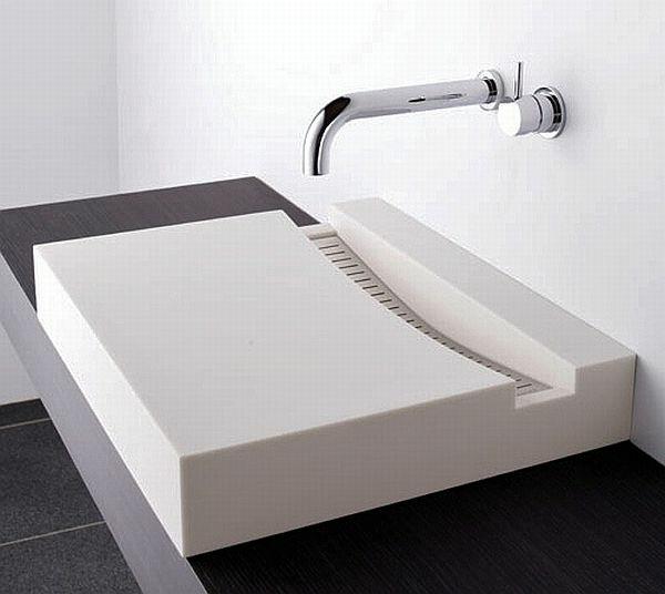 zen kylpyhuoneen pesuallas design neliö turhamaisuus