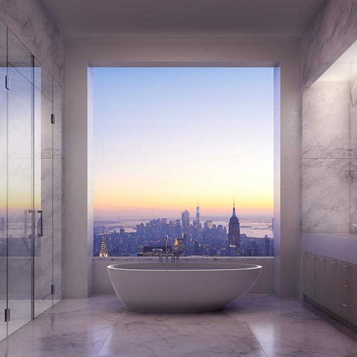 huone koristele kaupungin panoraama new york