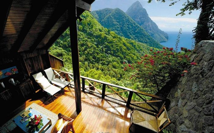 sisustaa huone unelma panoraama merinäköala st lucia