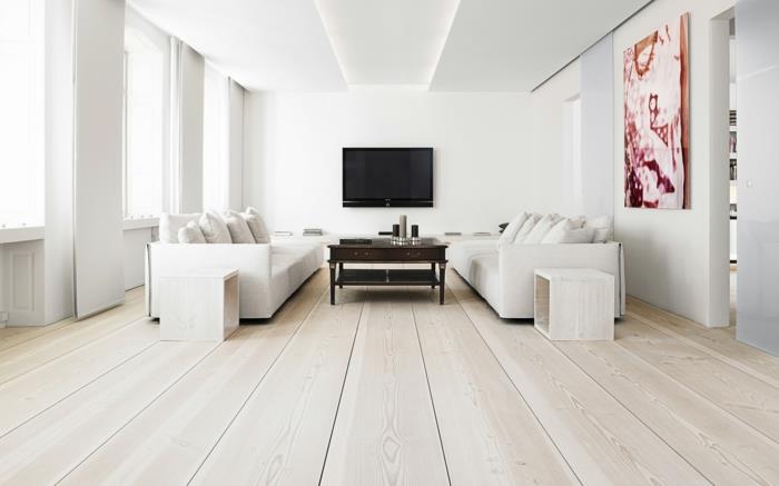 huoneen sisustus olohuoneen valkoinen seinäsuunnittelu valkoiset huonekalut eteisen lattia