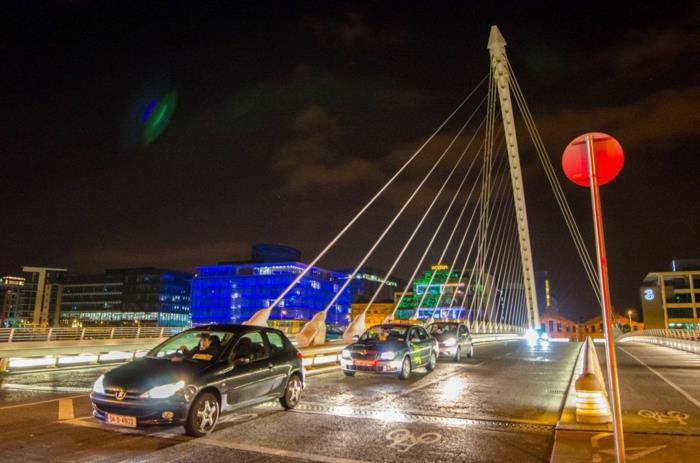 Euroopan kaupungit Samuel Becket Bridge Dublin